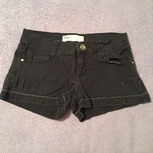 RSQ Black Malibu Shorts